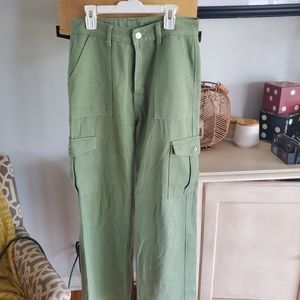 Cider Women's Light Green Jeans. Size M